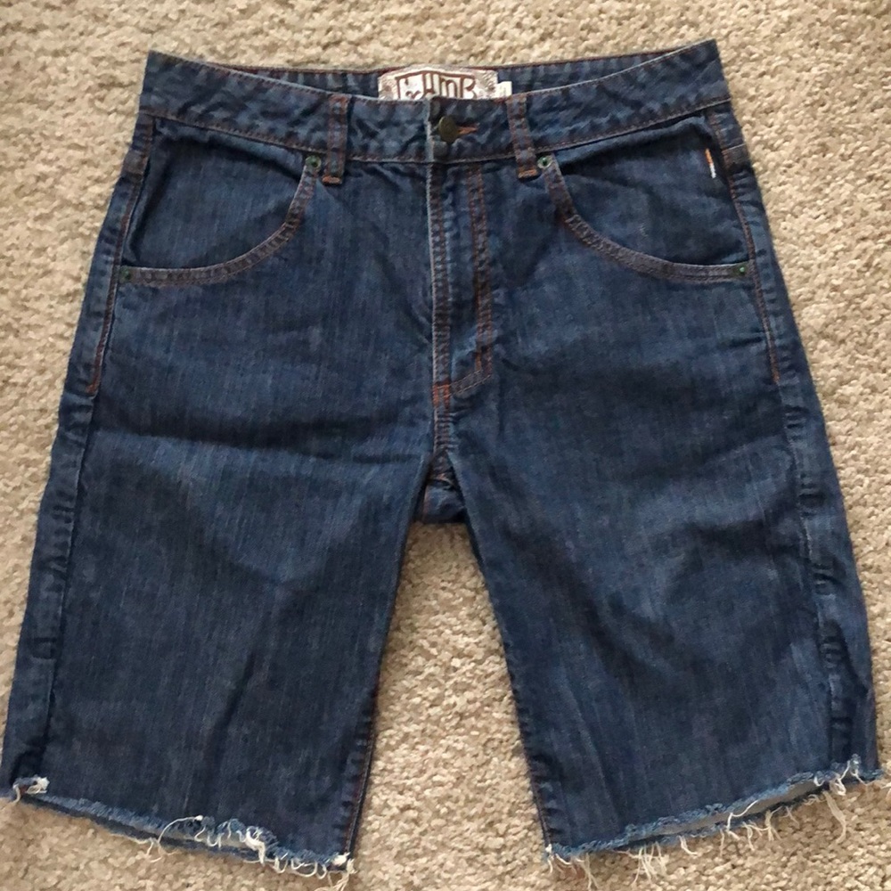 L.A.M.B. Brand denim jean shorts. Sz 4. Reposh.